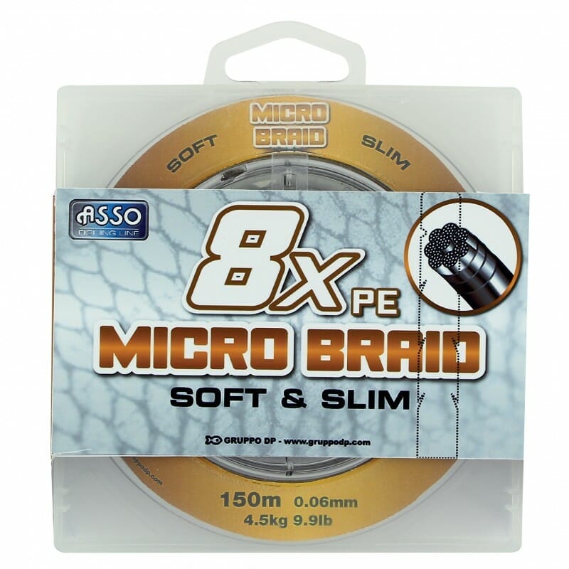 Asso - Tresse MICRO BRAID 8 brins (150m) - FishXplorer